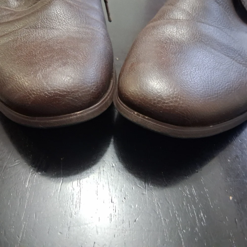 Perry Ellis Dark Brown Ryan Wingtip Dress Shoe Size 10.5